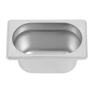 Gastro GN 1/9 Stainless Steel Tray - Depth 100 mm - 1 L - Dynasteel