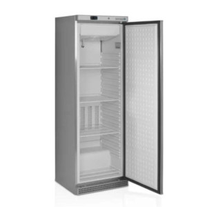 Negativ belüfteter Edelstahlschrank - 340 L TEFCOLD: optimale Lagerung für Küchenprofis.
