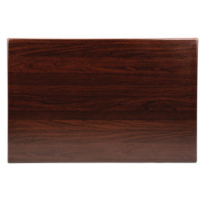 Plateau de Table Rectangulaire Pré Percé Marron Foncé - Bolero - Fourniresto