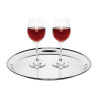 Round Stainless Steel Serving Tray Ø 355mm - Olympia - Fourniresto