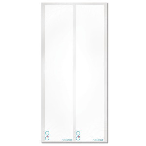 Leere Etiketten für wiederverwendbare Flaschen - Packung mit 25 Stück - FourniResto