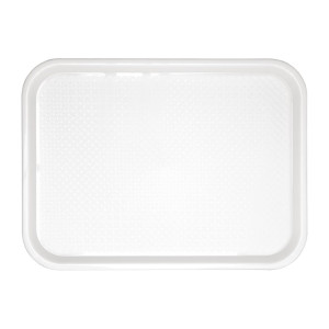 Selbstbedienungs-Tablett Weiß 450 x 350 mm - Olympia KRISTALLON - Fourniresto