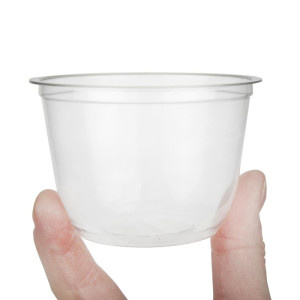 Pots Transparents PET Recyclables 227 ml - Mettez en valeur vos créations culinaires!