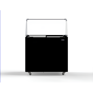 Black Ice Cream Display Case - 6x5 L | CombiSteel: Ideal Presentation and Preservation