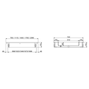 Crushed Ice Drop-In Bin - 4/1 CombiSteel: Refrigeration and Buffet Equipment