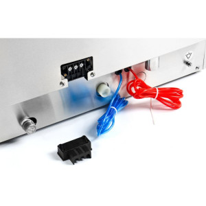 Professioneller Geschirrspüler mit Flüssigkeits- und Reinigungsmitteldosierer - 50x50 cm Dynasteel