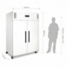White Double Door 1200 L Negative Refrigerated Cabinet Gn 2/1 - Polar - Fourniresto