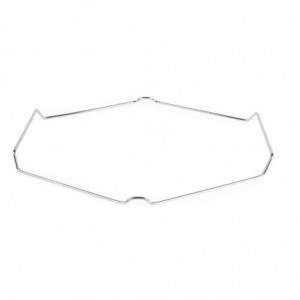 Rechteckiges Pizzastein mit Halterung 380 x 305 mm - FourniResto - Fourniresto