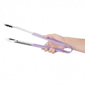 Pince de service 405mm violette - Vogue - Fourniresto