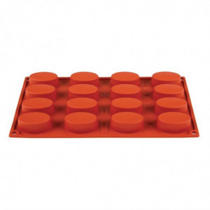 16 Oval Silicone Mould - GN 1/3 - Pavoni