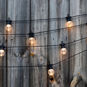 Lichterkette Solar und LED-Stecker - Party Clear Hybrid - Lumisky